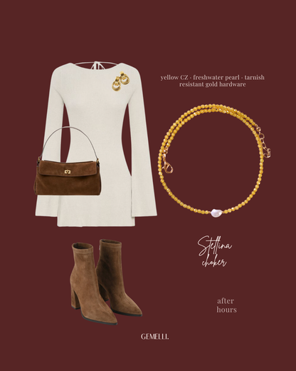 STELLINA Yellow Choker