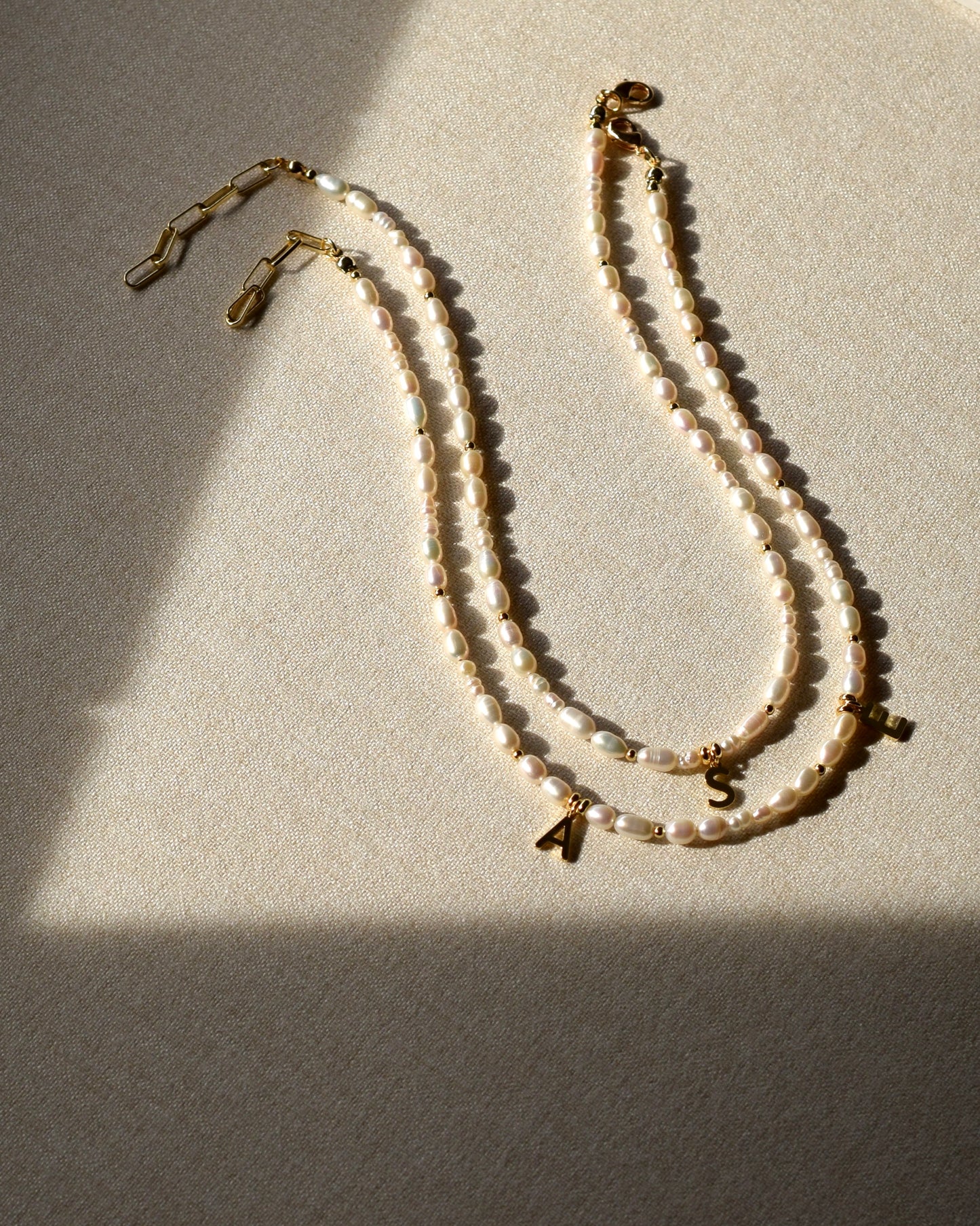 LUNA Initial Necklace
