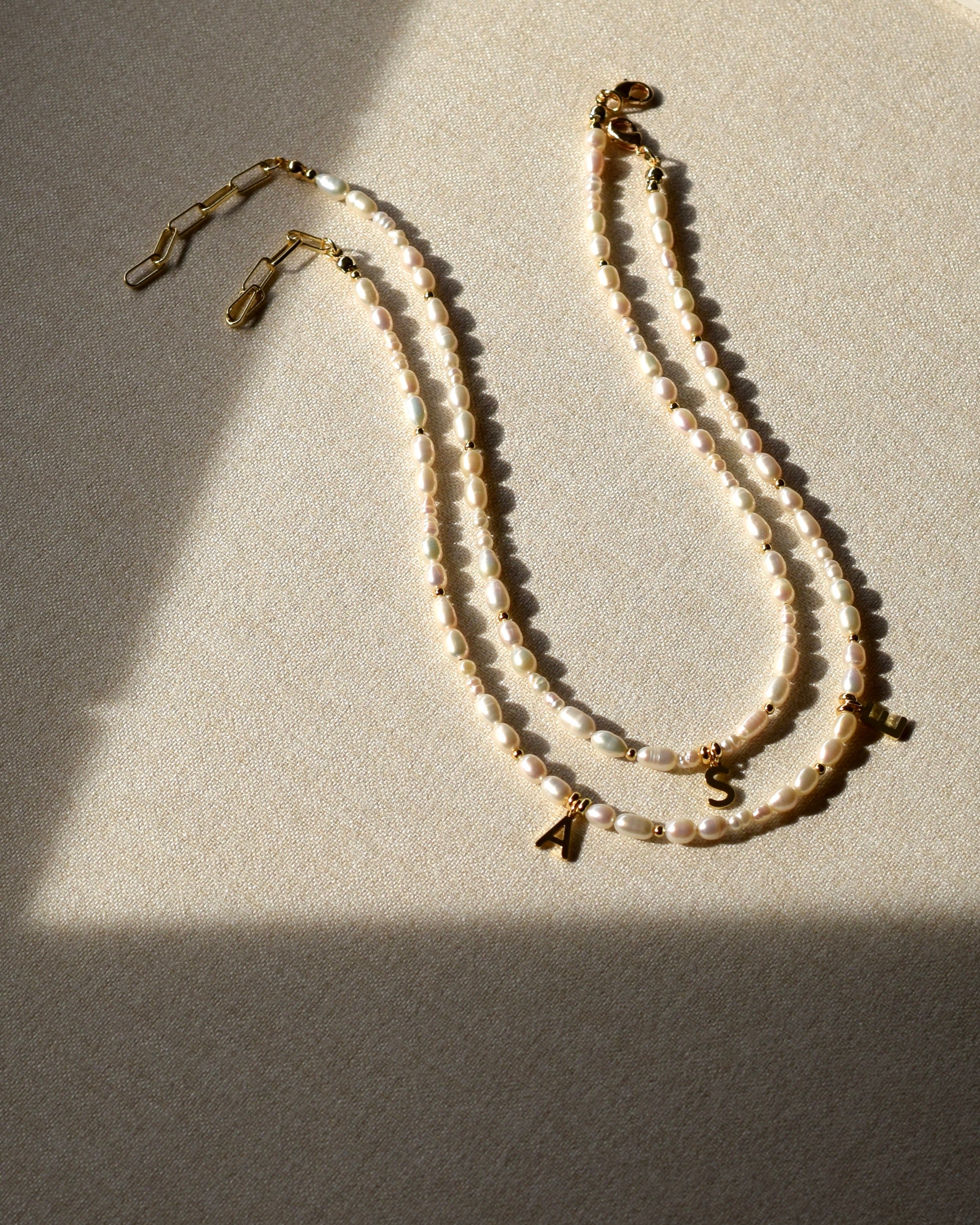 LUNA Initial Necklace