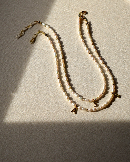 LUNA Initial Necklace