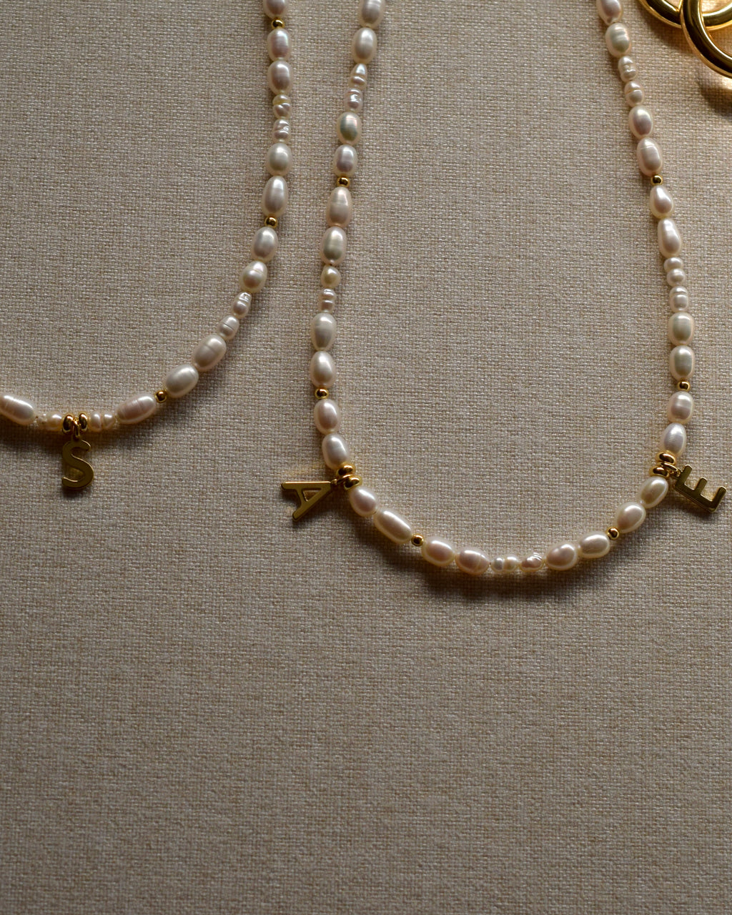 LUNA Initial Necklace