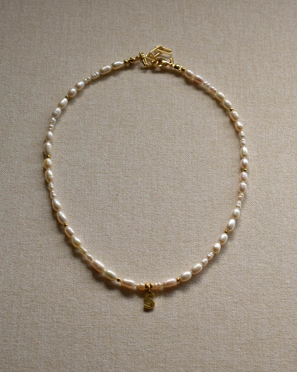 LUNA Initial Necklace