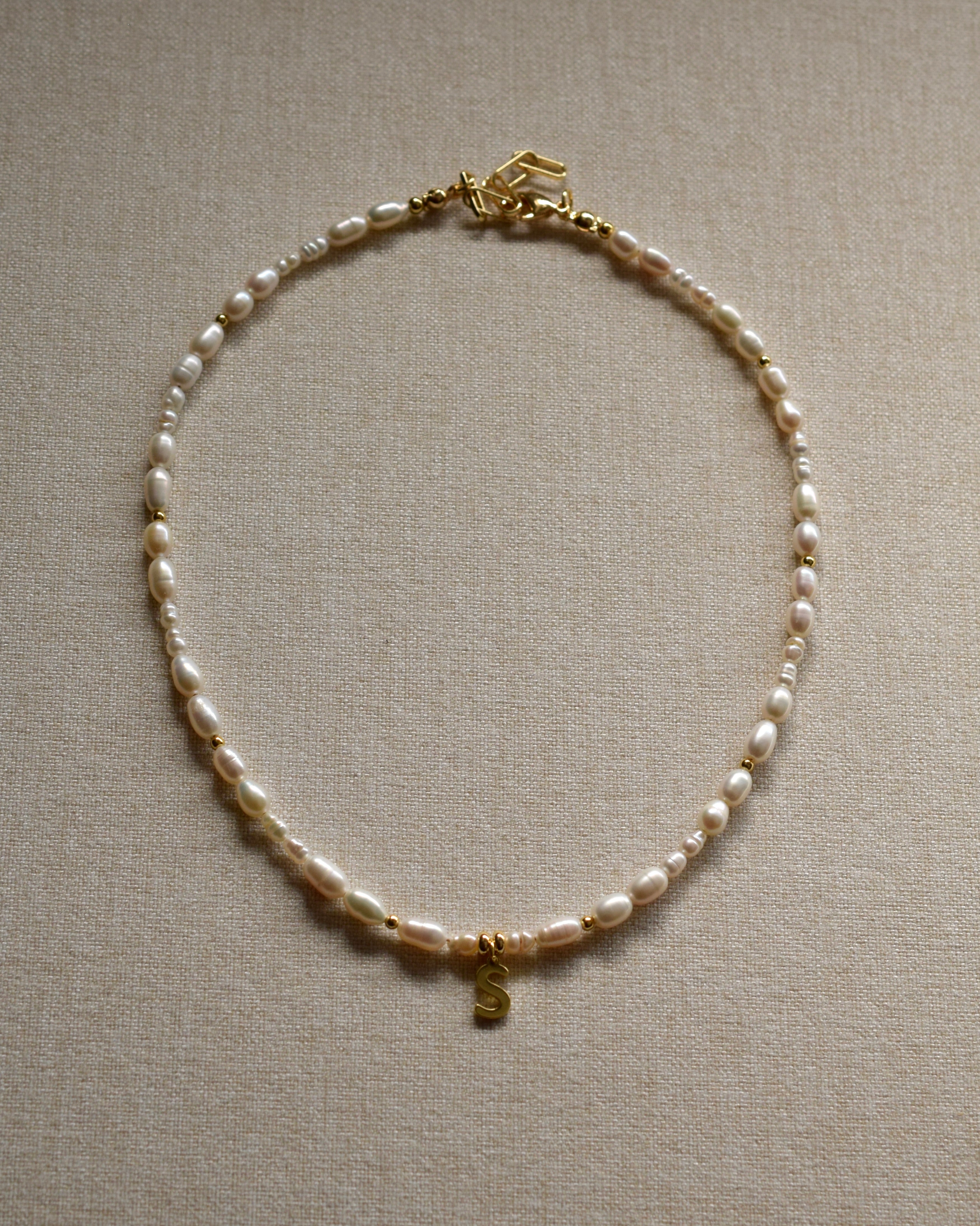 LUNA Initial Necklace