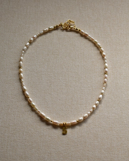 LUNA Initial Necklace