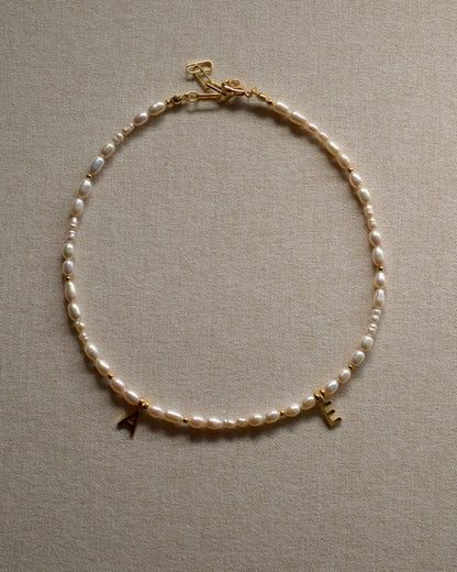 LUNA Initial Necklace