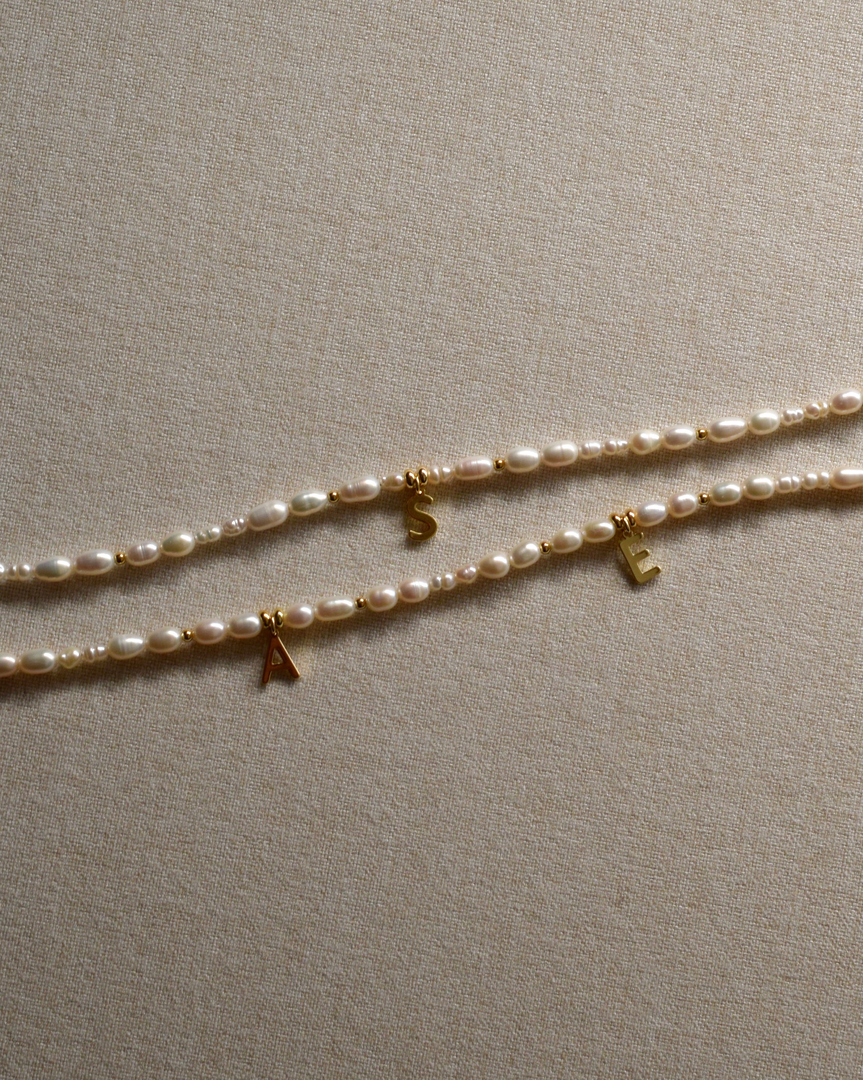 LUNA Initial Necklace