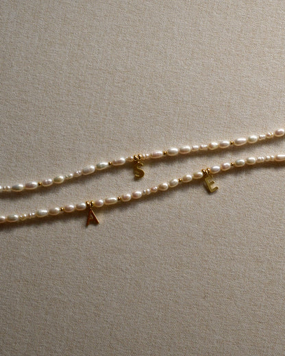 LUNA Initial Necklace