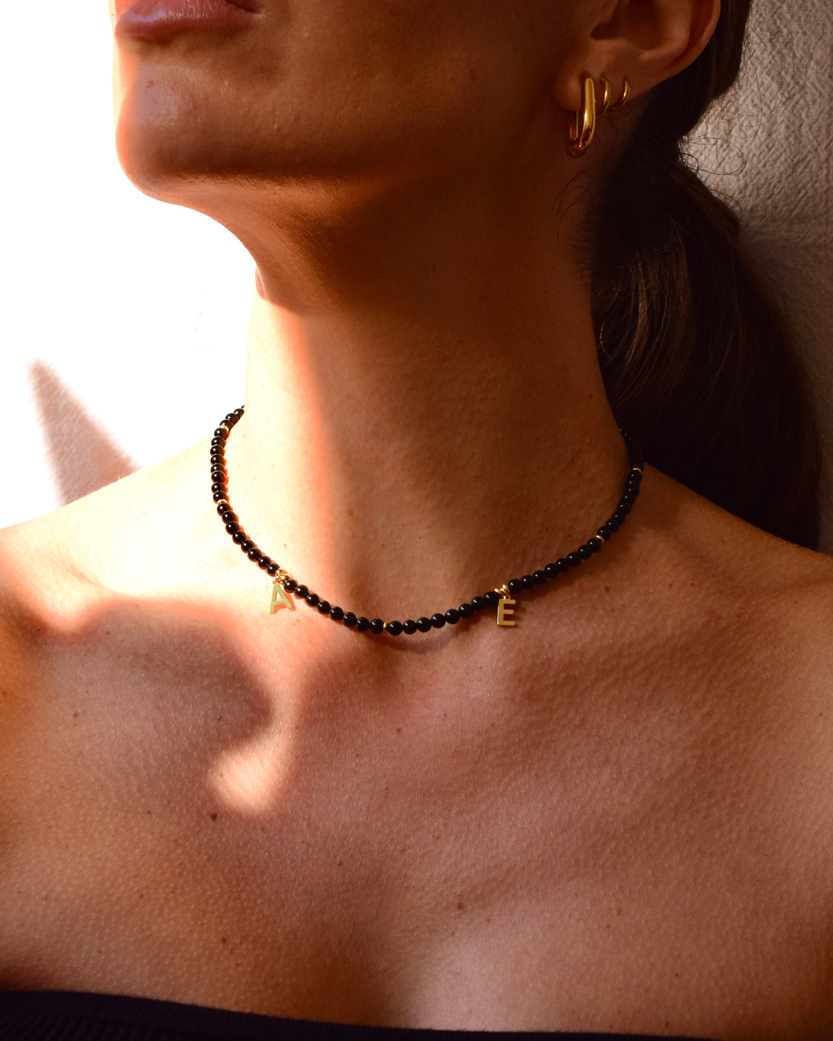 NERO Initial Necklace