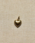 STUDDED HEART Charm