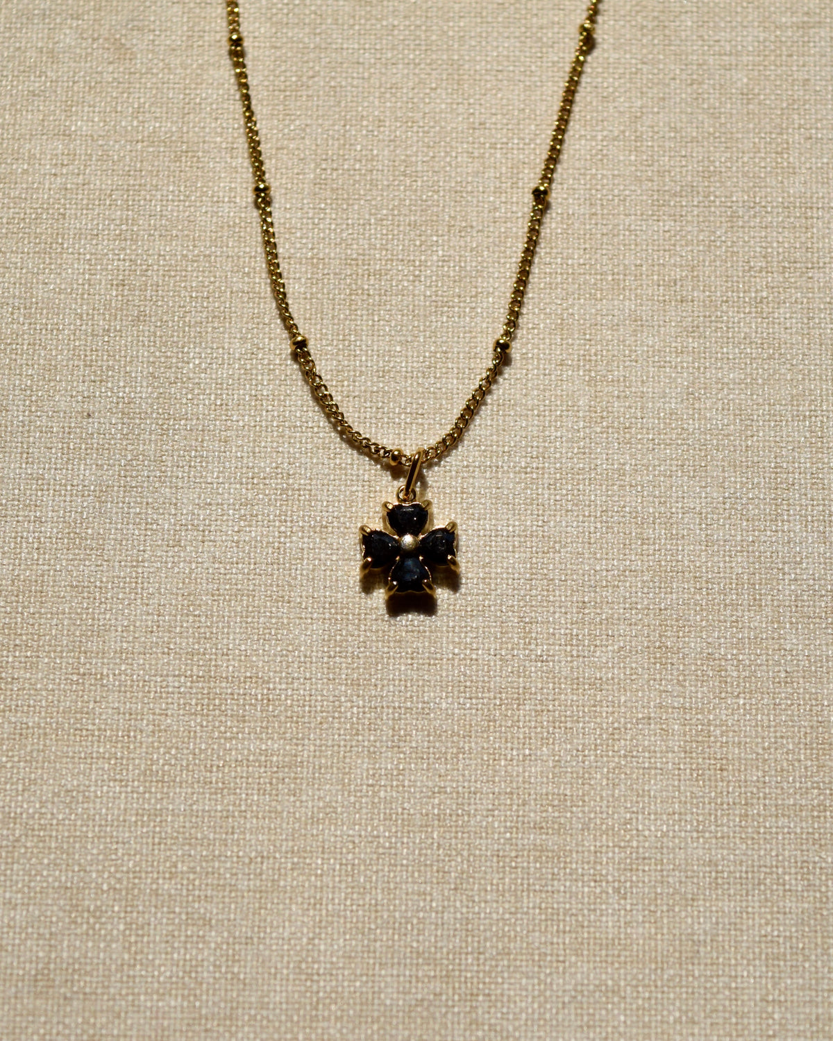 BLACK FLOWER Charm