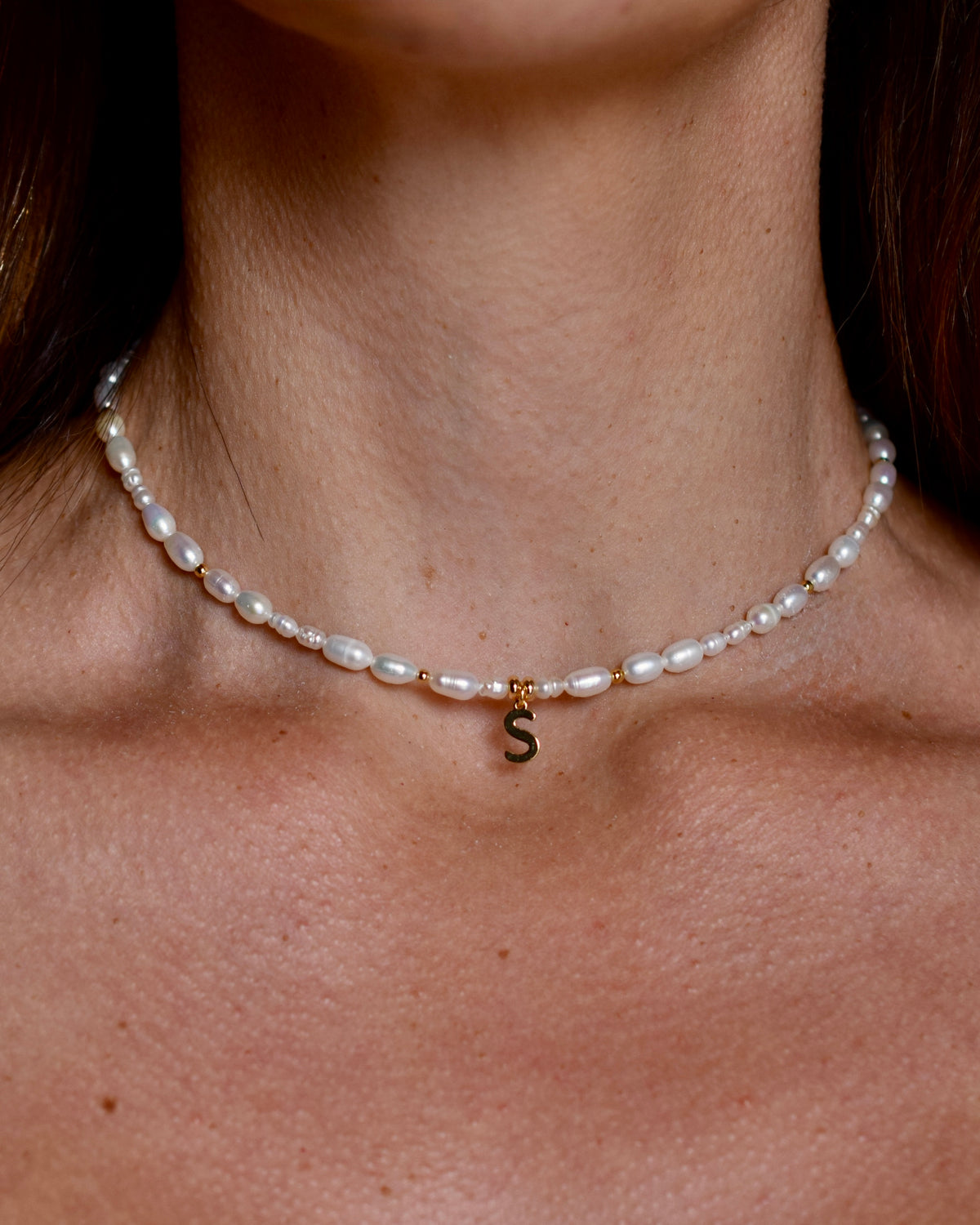 LUNA Initial Necklace