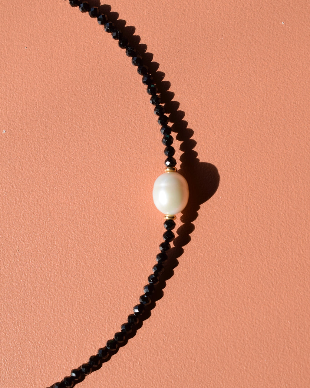 STELLINA Black Spinel Choker