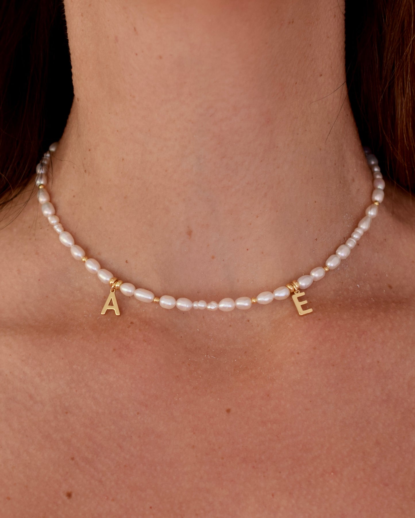 LUNA Initial Necklace