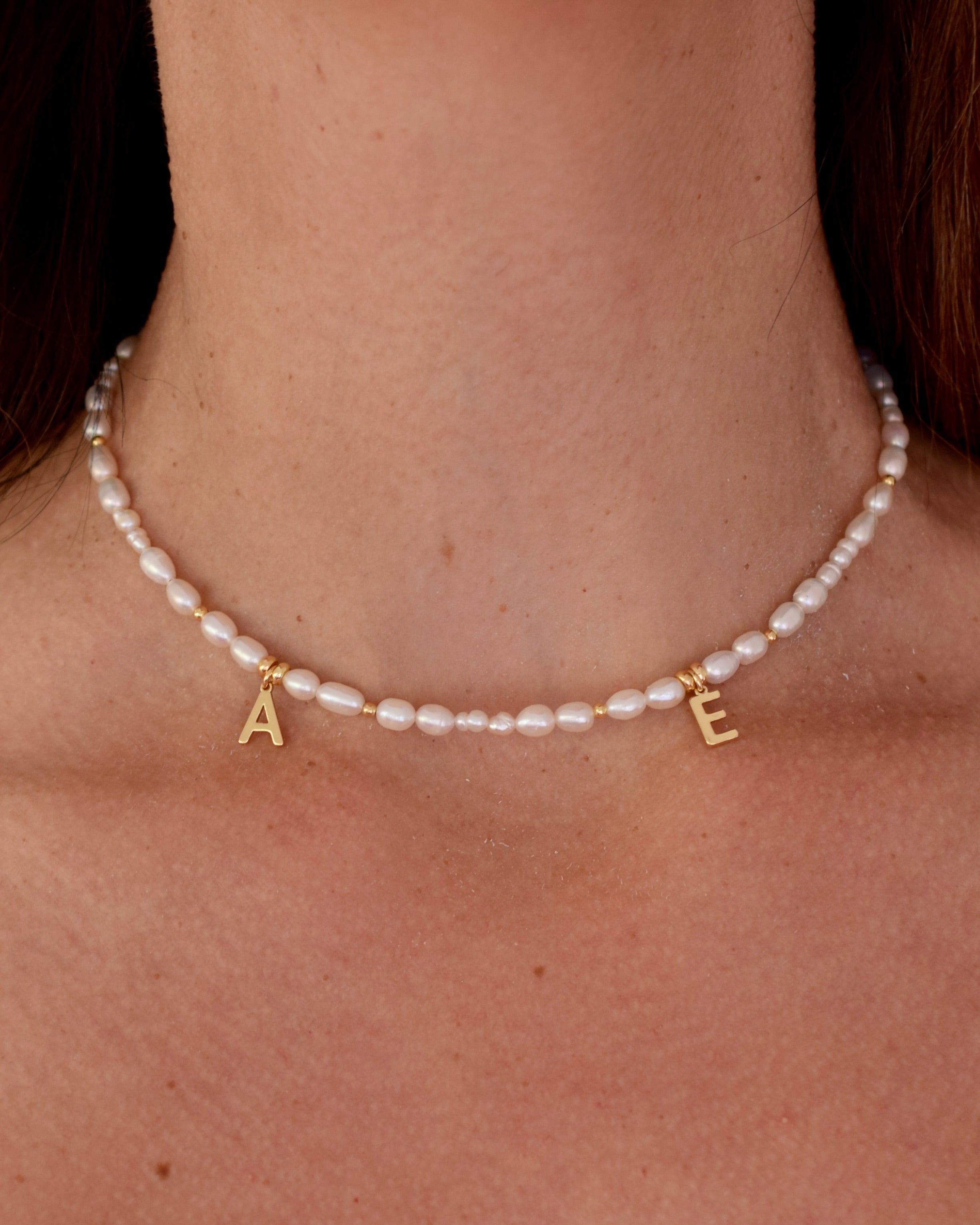 LUNA Initial Necklace