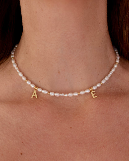 LUNA Initial Necklace