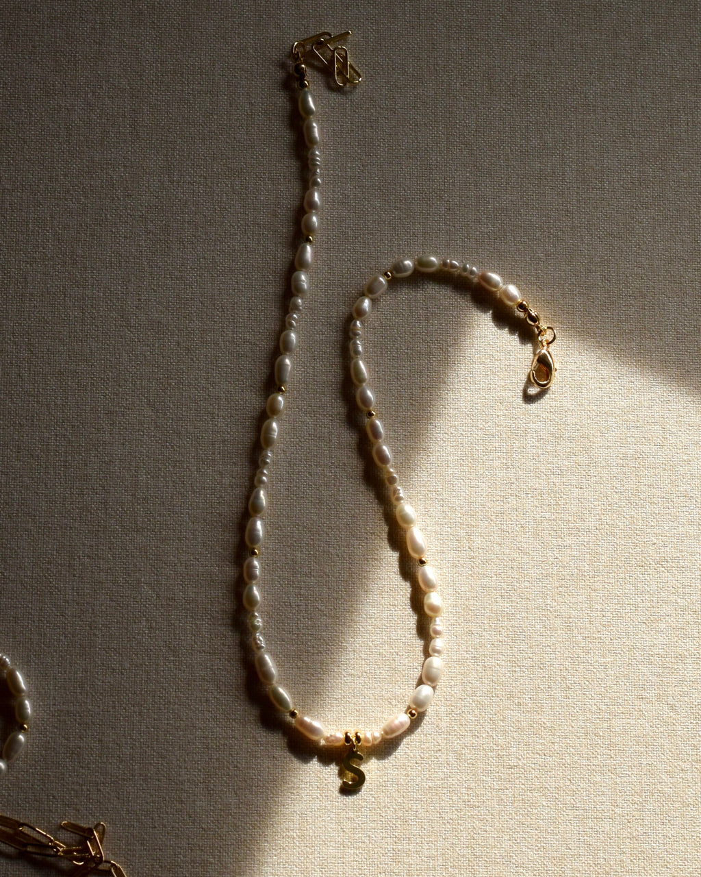 LUNA Initial Necklace