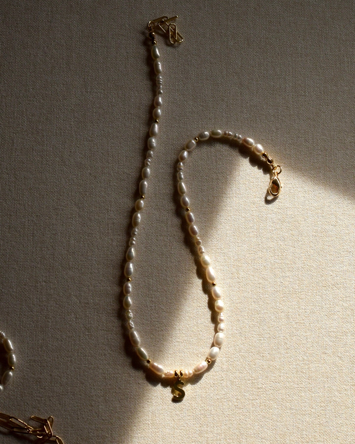 LUNA Initial Necklace