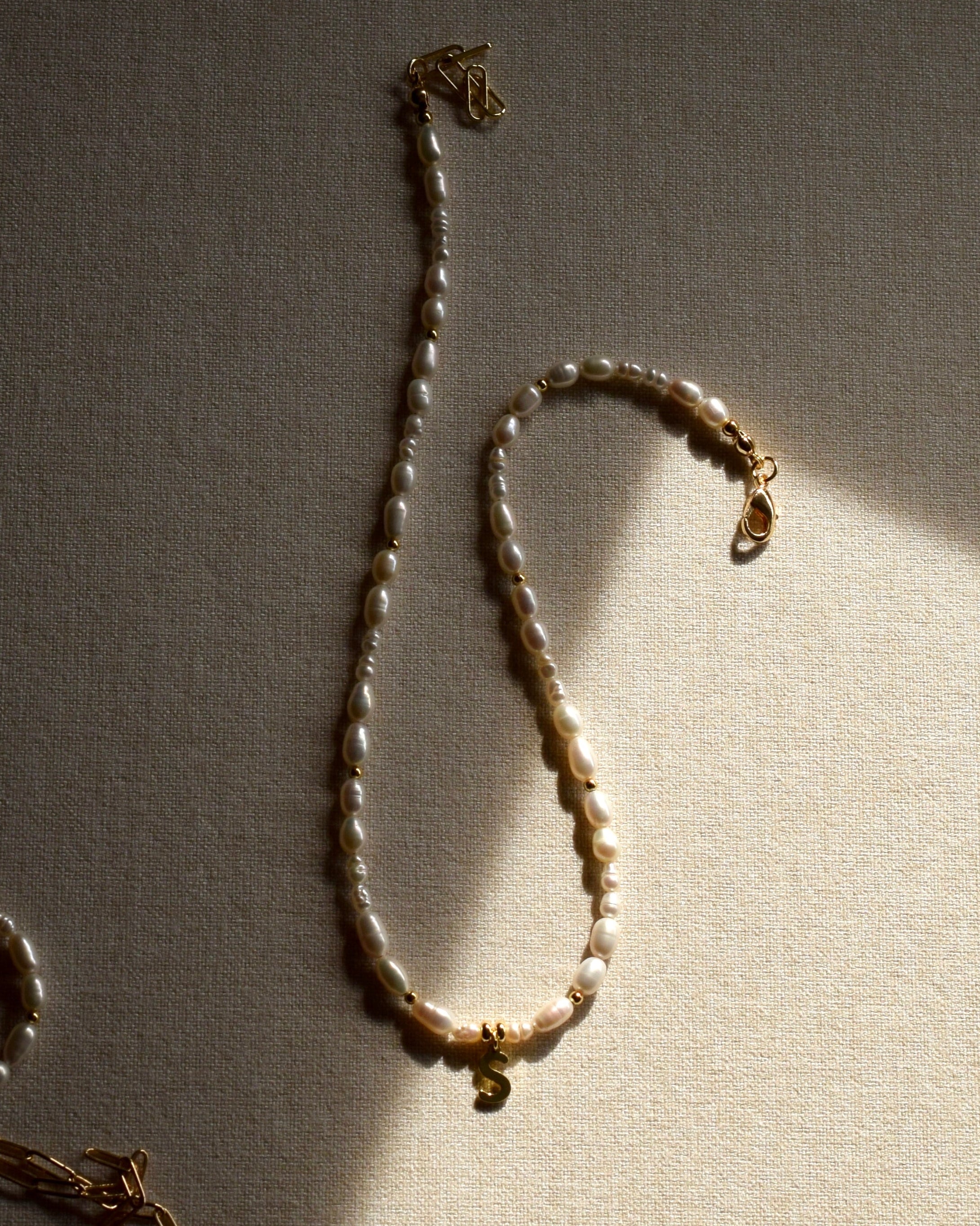 LUNA Initial Necklace