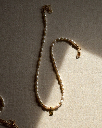 LUNA Initial Necklace