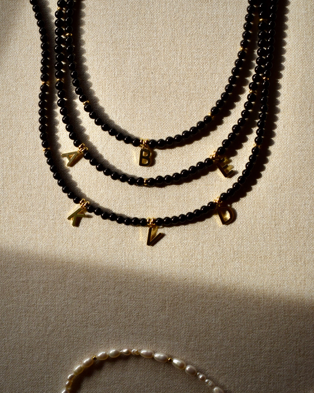NERO Initial Necklace