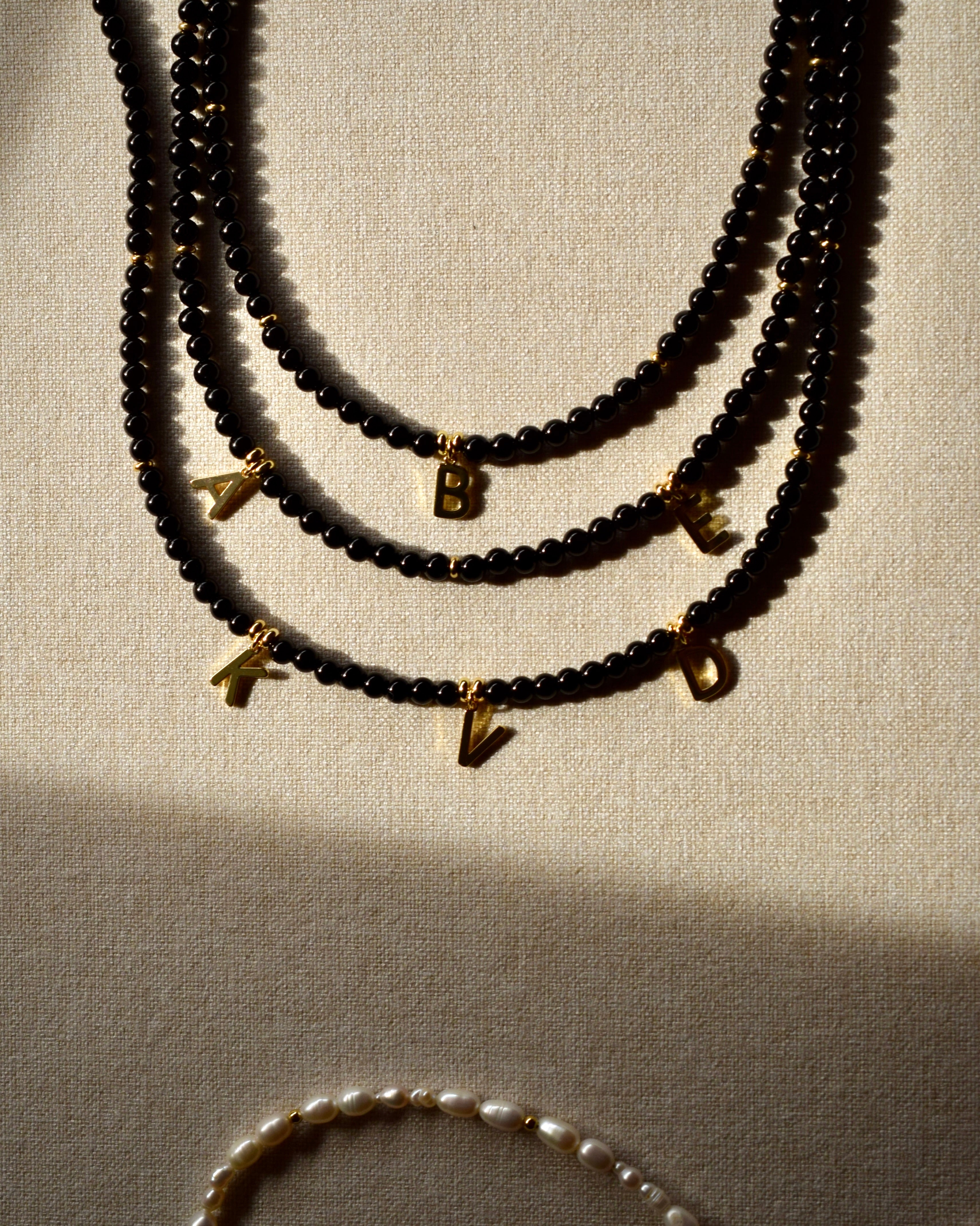 NERO Initial Necklace