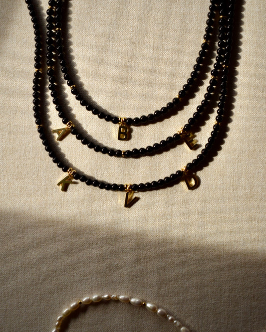 NERO Initial Necklace