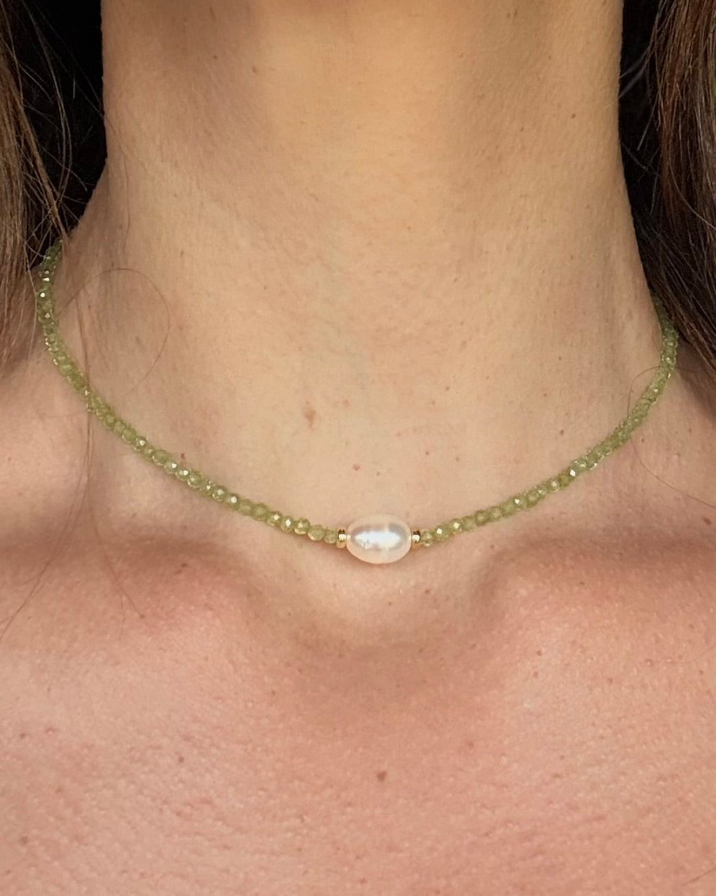 STELLINA Peridot Choker