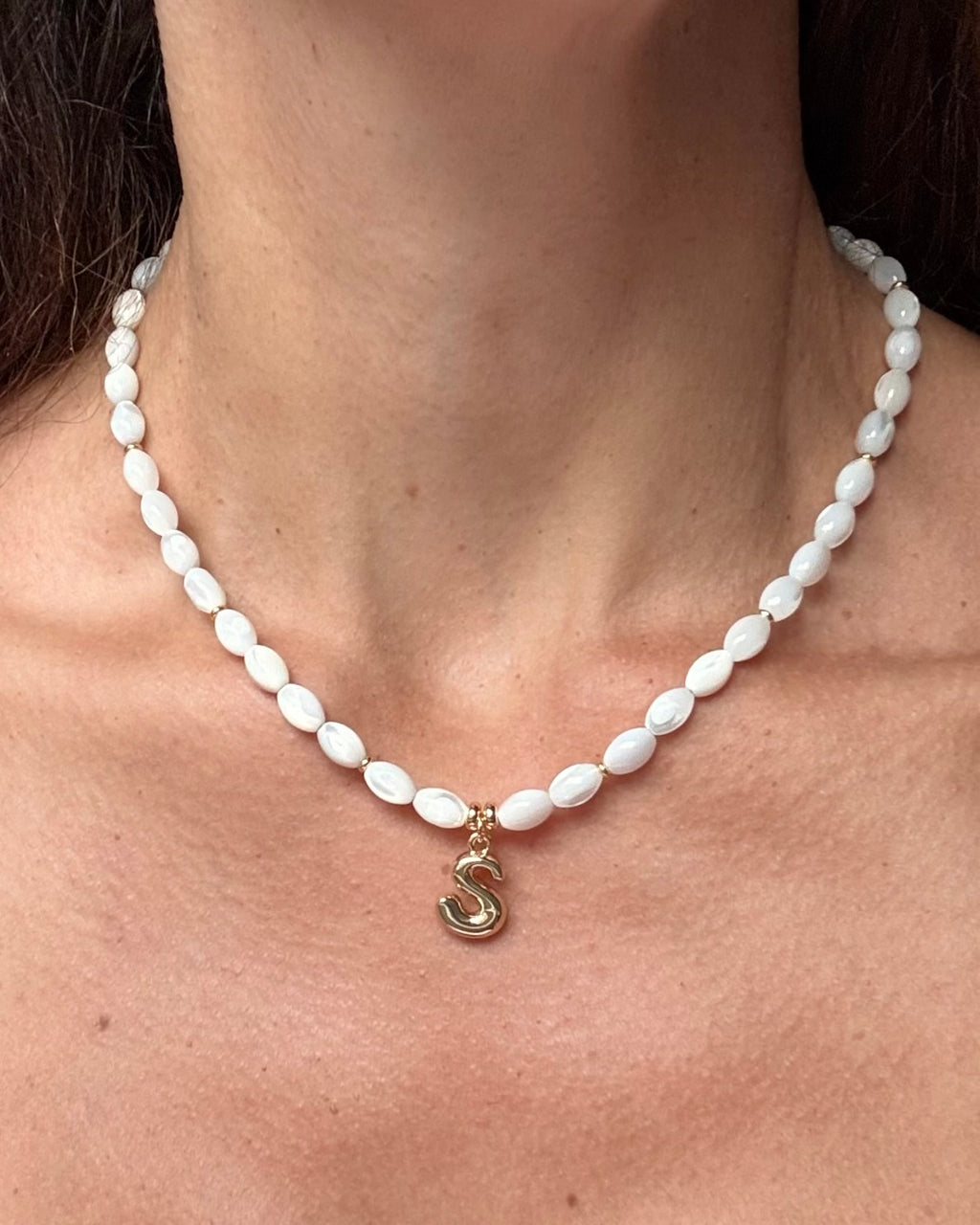 BIANCA Initial Necklace
