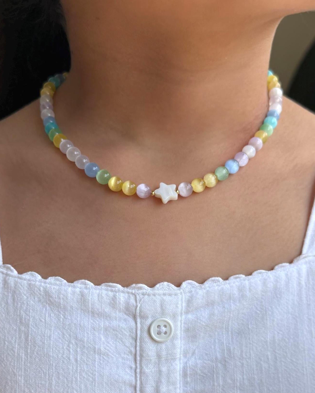 BAMBINA Pastel Charm Necklace