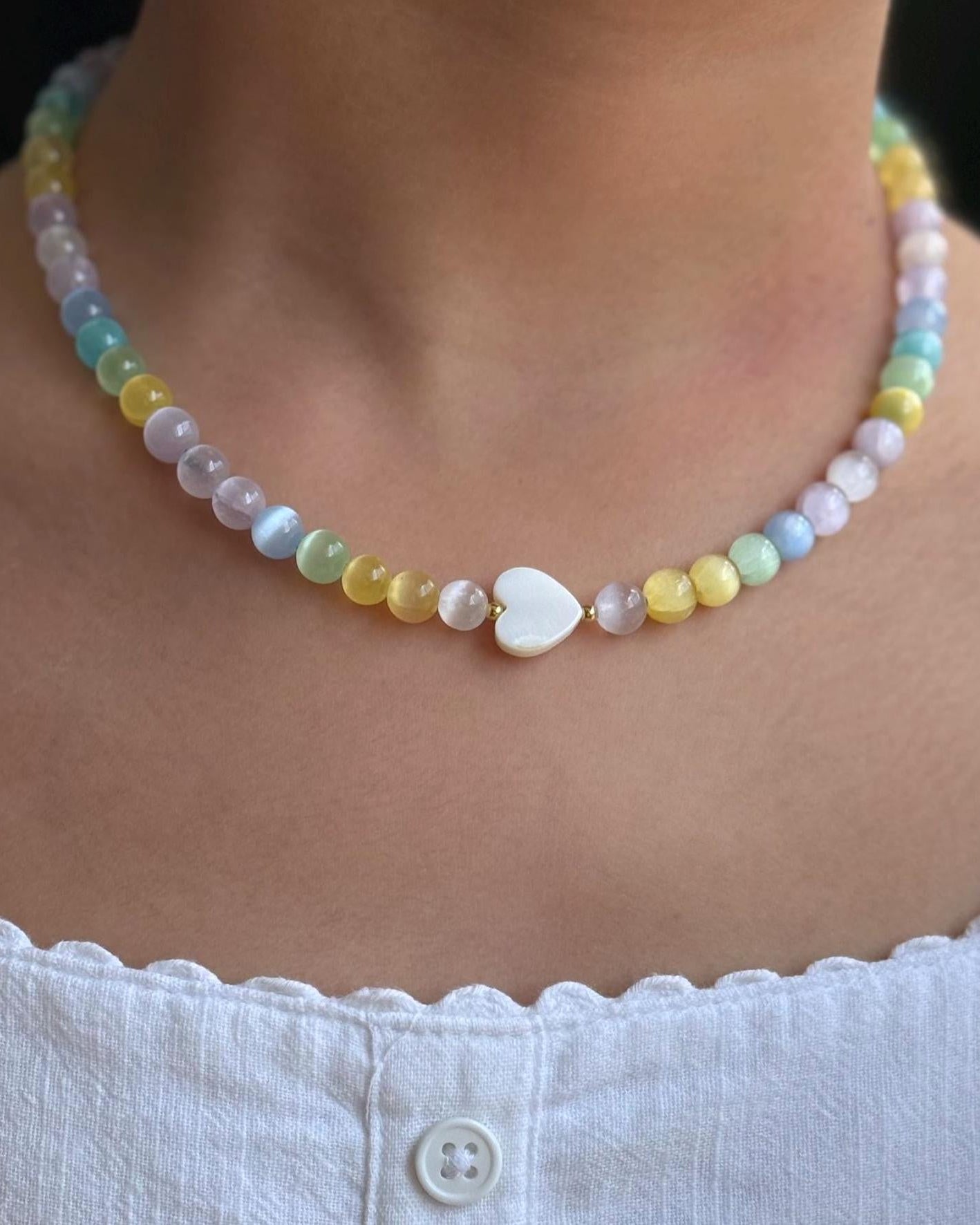 BAMBINA Pastel Charm Necklace