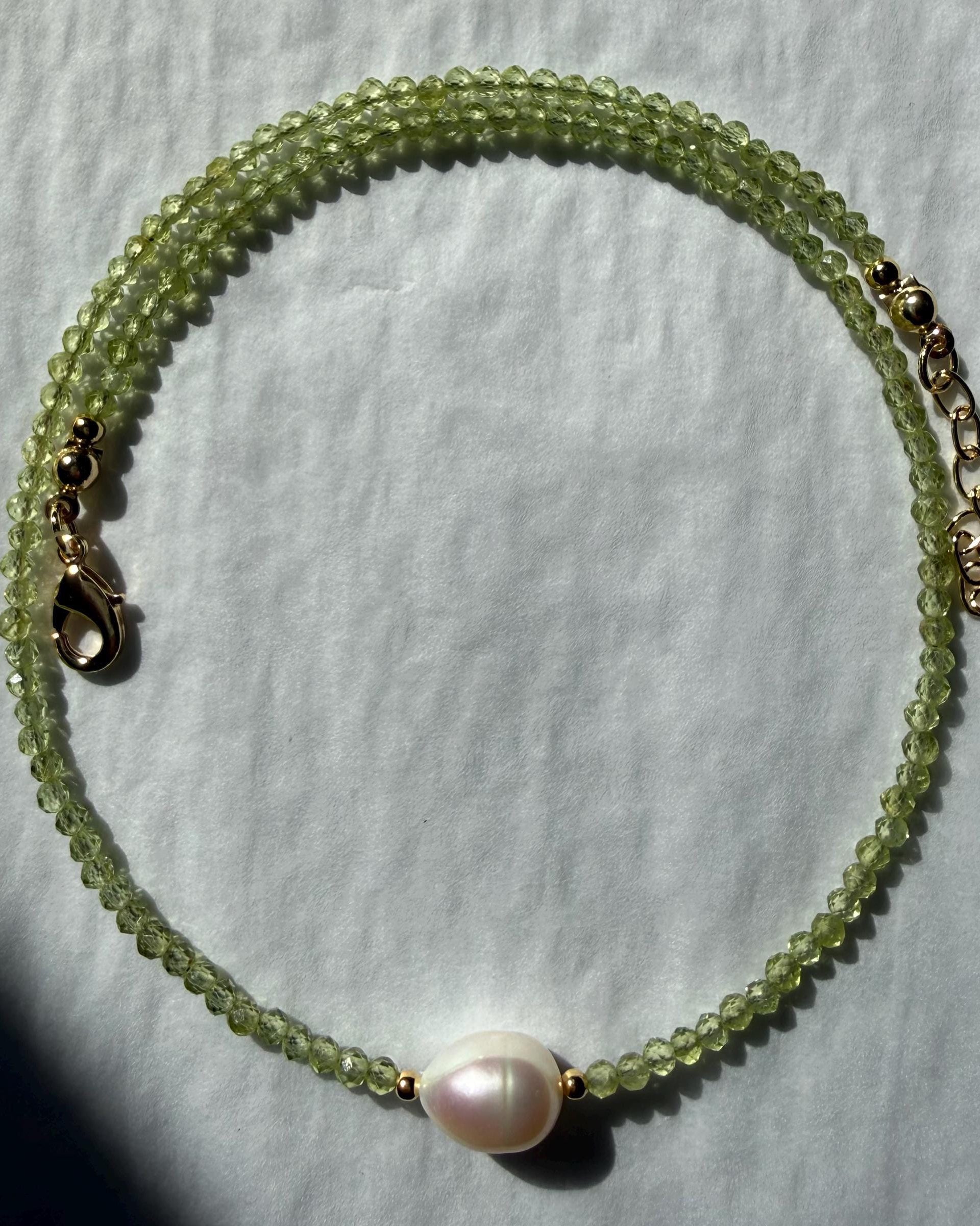 STELLINA Peridot Choker