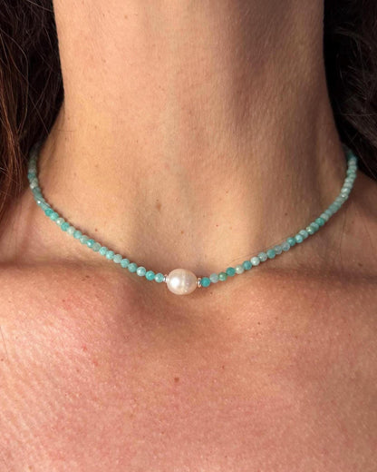 STELLINA Amazonite Choker