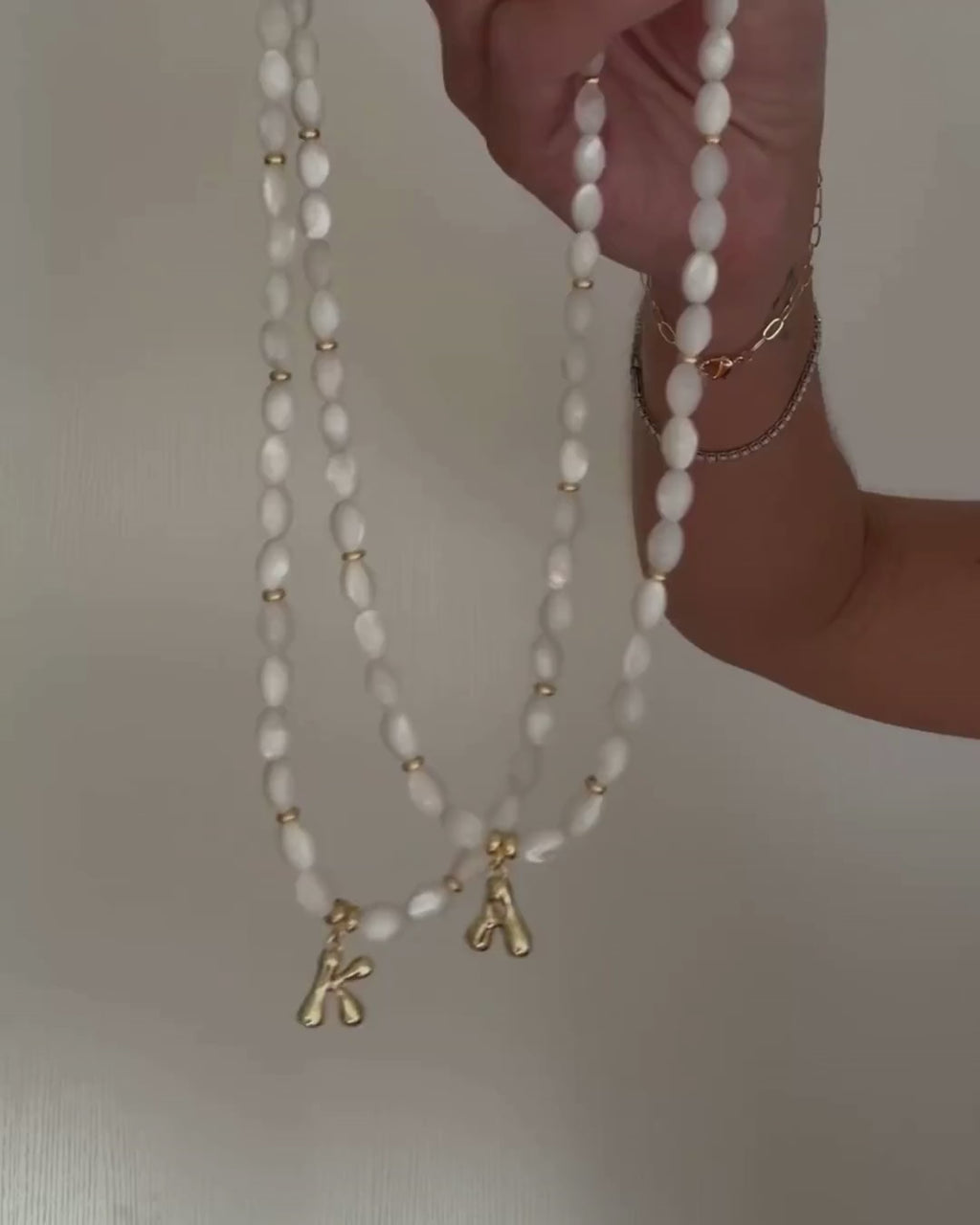 BIANCA Initial Necklace